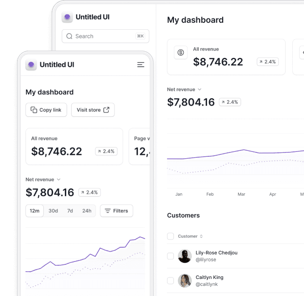 SwiftShop store analytics dashboard